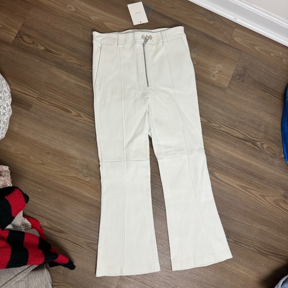 ALC NWT Lamb Leather Pants Size 6 - Picture 1 of 5